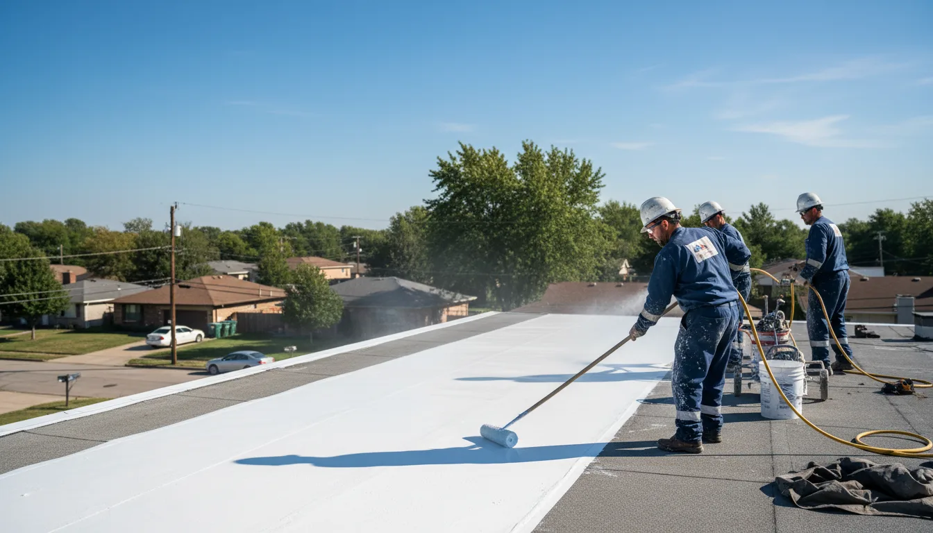 Commercial roof coating in Stirling, NJ near me